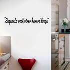 Adesivo De Parede Frase Enquanto Viver...-g 119x20cm