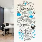 Adesivo De Parede Frase Familia Tudo Igual-eg 200x98cm