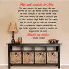 Adesivo De Parede Frase Hoje Senti Saudades De Mim-g 90x91cm