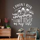 Adesivo De Parede Frase I Haven T Been-es 107x98cm