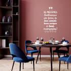 Adesivo De Parede Frase Lembranças Amigos Comida Bons Momento