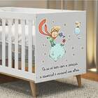 Adesivo De Parede Frase O Coração Pequeno Príncipe-p 43x43cm