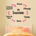 Adesivo De Parede Frase O Segredo Do Sucesso-p 48x37cm