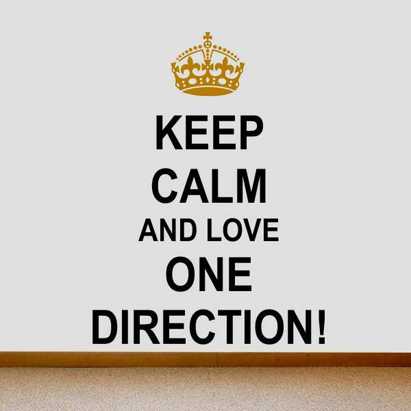 Adesivo De Parede Frase One Direction 2-g 90x66cm