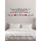 Adesivo De Parede Frase Para Todo Sempre Mod01 Medida:130 X 4