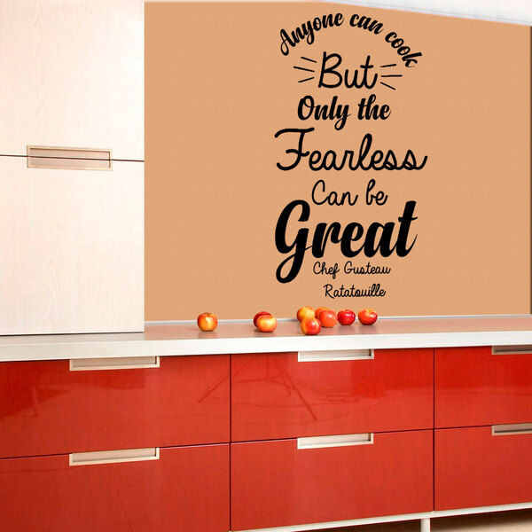 Adesivo De Parede Frase Ratatouille-eg 98x177cm