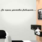 Adesivo De Parede Frase Se Essas Paredes Falassem-eg 300x20