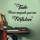 Adesivo De Parede Frase Tudo Posso-p 90x60cm