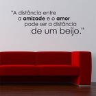 Adesivo De Parede Frase - Um Beijo - 001frm