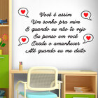 Adesivo De Parede Frase Você É Assim...-es 153x98cm