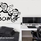 Adesivo De Parede Gamer Gamer:48 X 36 Cm