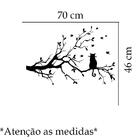 Adesivo De Parede Gato Na Arvore Medida:70 X 46 Cm