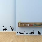 Adesivo De Parede Gatos Preto