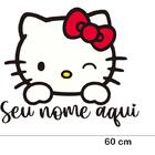 Adesivo De Parede Hello Kitty Personalizado *atenção As Medid