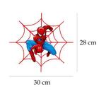 Adesivo De Parede Homem Aranha Mod05 Homem Aranha:30 X 28 Cm