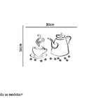 Adesivo De Parede Hora Do Café