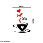 Adesivo De Parede I Love Café