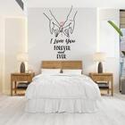 Adesivo De Parede I Love You *atenção As Medidas* Medida:59 X