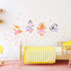 Adesivo De Parede Infantil Animais Ballet