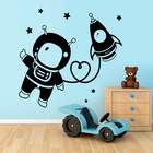 Adesivo De Parede Infantil Baby Astronauta - Grande 58x56cm