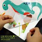Adesivo De Parede Infantil Baby Dino 02-eg 85x88cm