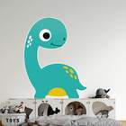 Adesivo De Parede Infantil Baby Dino Verde-p 55x43cm