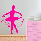Adesivo De Parede Infantil Bailarina Mod. 1 - Pequeno 50x65cm