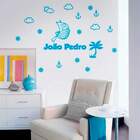 Adesivo De Parede Infantil Barquinhos 2 - Extra Grande 94x80cm