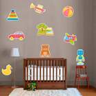 Adesivo De Parede Infantil Brinquedos Infantil - Extra Grande