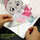 Adesivo De Parede Infantil Coelhinha Bailarina-es 100x89cm