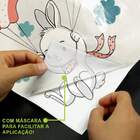 Adesivo De Parede Infantil Coelinha De Para Quedas-p 55x47cm