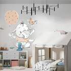 Adesivo De Parede Infantil Elefantinha Baby-p 55x47cm