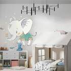 Adesivo De Parede Infantil Elefantinho De Body-eg 85x88cm