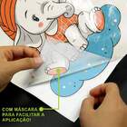 Adesivo De Parede Infantil Elefantinho Nas Nuvens-g 75x74cm