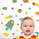 Adesivo De Parede Infantil Espaço Baby