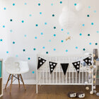 Adesivo de Parede Infantil Estrelas Azul 108un
