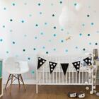 Adesivo De Parede Infantil Estrelas Azul