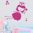 Adesivo De Parede Infantil Fada Princesa - Extra Grande 100x8