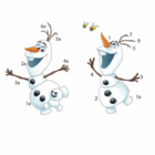 Adesivo De Parede Infantil Frozen Olaf Disney