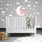 Adesivo De Parede Infantil Lua Estrelas E Nuvens - Estrelas R