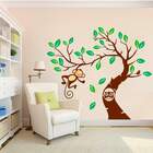 Adesivo De Parede Infantil Macaquinho E Corujinha - Especial