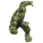 Adesivo De Parede Infantil Marvel Hulk