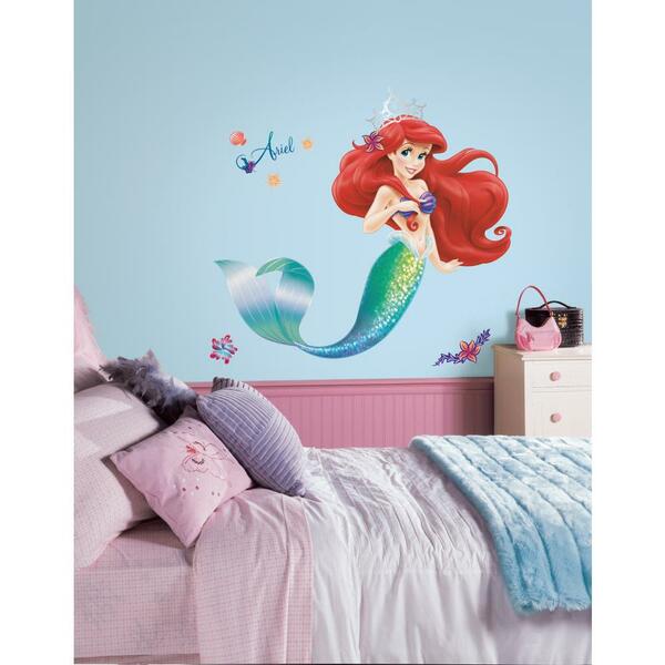 Adesivo De Parede Infantil Pequena Sereia Ariel