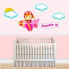 Adesivo De Parede Infantil Piloto Com O Cabelo Loiro - Pequen