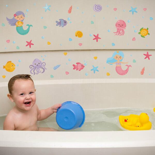 Adesivo De Parede Infantil Sereia