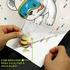 Adesivo De Parede Infantil Ursinho Mergulhador-m 65x72cm