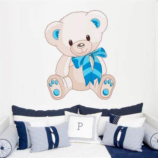 Adesivo De Parede Infantil Ursinho Mod. 2 - Extra Grande 100x