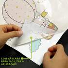Adesivo De Parede Infantil Ursinho No Balão-es 100x104cm