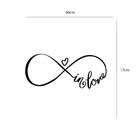 Adesivo De Parede Infinito In Love *atenção As Medidas* Medid