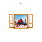 Adesivo De Parede Janela Falsa Homem Aranha  58 X 40 Cm